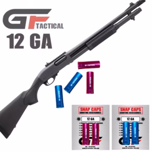 ลูกดัมมี่ 12 GA ลูกยิงแห้ง ลูกดรายแห้ง ซ้อมยิงปืน ดัมมี่ลูกซอง 1 แพ็ค มี 2 ลูก  Dry fire training snap cap 12 GA GF-TACTICAL