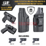 ซองพกใน Kydex glock43 43x  43xmos ยี่ห้อ Warriorland  IWB Kydex Holster
