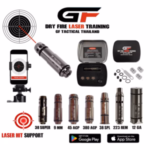 กระสุนเลเซอร์ ลูกซ้อมเลเซอร์ ลูกเลเซอร์ ลูกดัมมี่ เลเซอร์ซ้อมยิง GF TACTICAL ใช้ร่วมกับแอปพลิเคลชั่น LASER HIT LASER TRAINING